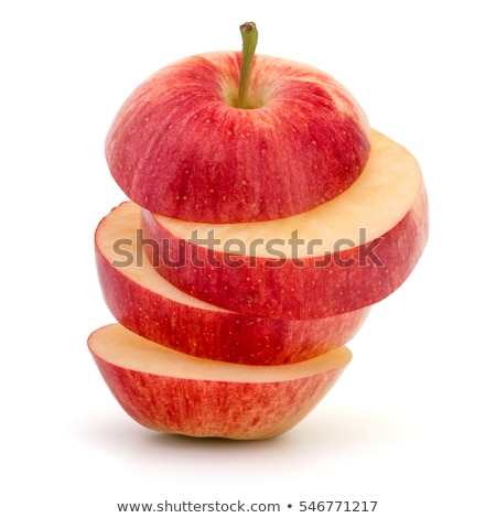 Stock photo: Ripe Apple Sliced Layers