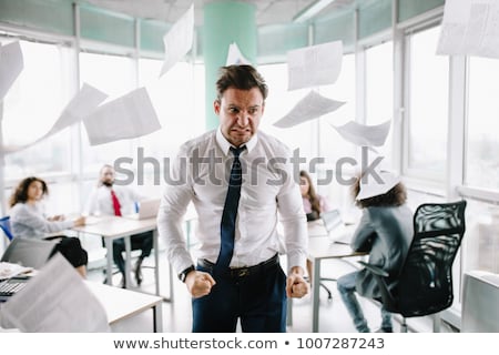 Stock photo: An Angry Businessman