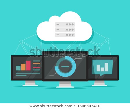 Stok fotoğraf: Cloud Computing Online Backup