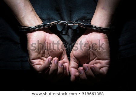 Zdjęcia stock: Handcuffed Man