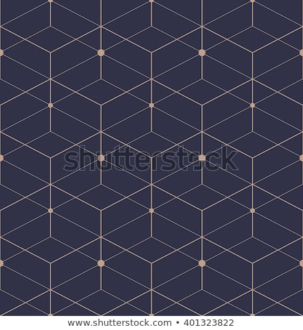 Stok fotoğraf: Seamless Dark Blue Wallpaper In Style Retro