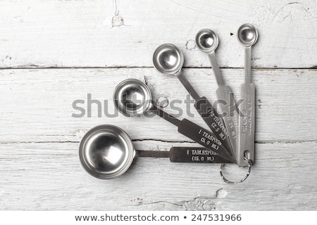 Foto d'archivio: Measuring Spoons With Sugar
