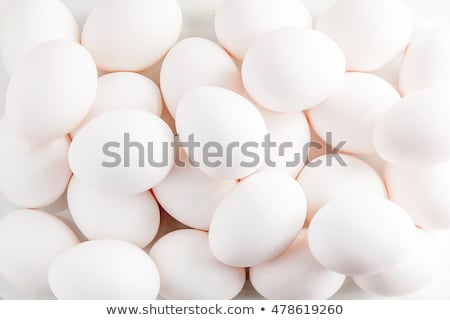 Brown And White Eggs On Background Stockfoto © TanaCh