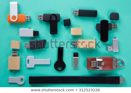 Stock fotó: Flash Drives In Different Colors