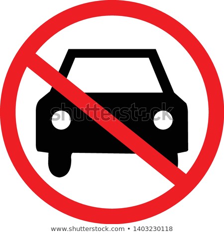 Foto stock: Ban Of Parking