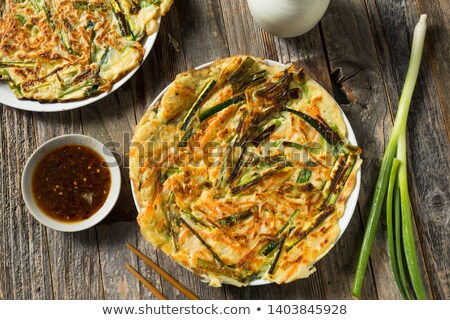 Foto stock: Cooking Vegetable Pancakes