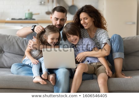 ストックフォト: Boy Holding Electronic Books Device