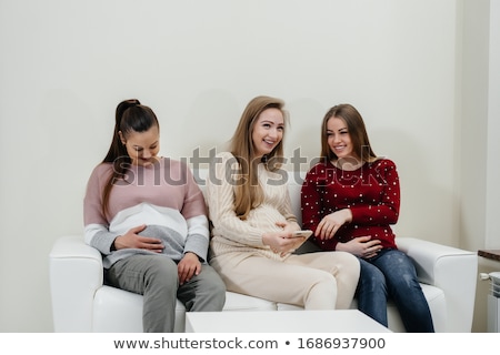 Zdjęcia stock: Beautiful Pregnant Woman Having Fun