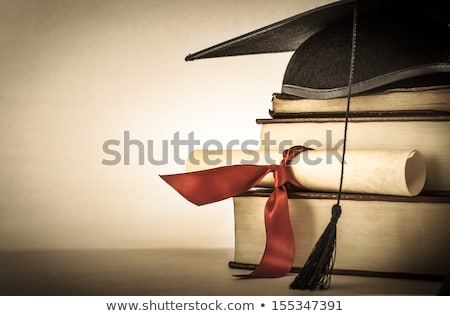 Certificate Vintage Graduate Diploma Stock foto © Frannyanne
