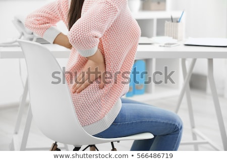 Stock foto: Woman With Lower Back Pain