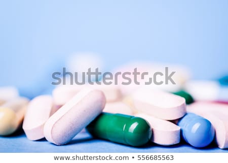 Stock fotó: Pills And Medical Drugs Medicine And Supplement For Pharmaceutical Industry And Health Care