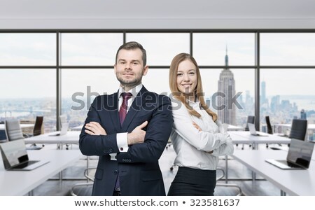 Сток-фото: Ambitious Young Business Couple