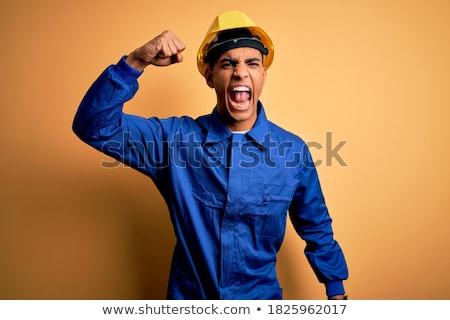 Stock fotó: Angry Builder