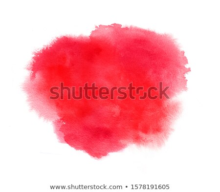 Stock photo: Red Ink Splash Illustration