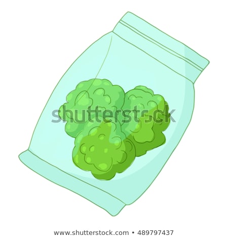 [[stock_photo]]: Cartoon Bag Of Weed