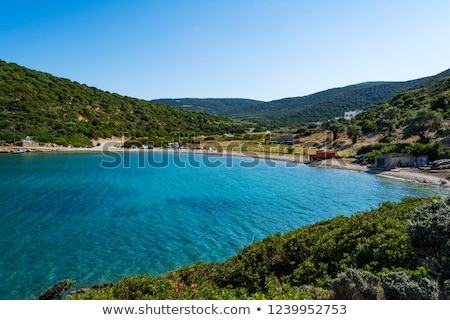 Сток-фото: Abandoned Fishing Trawler On Beach Alonissos Greece