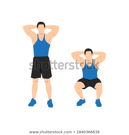 Stok fotoğraf: Man Workout In Fitness Gym