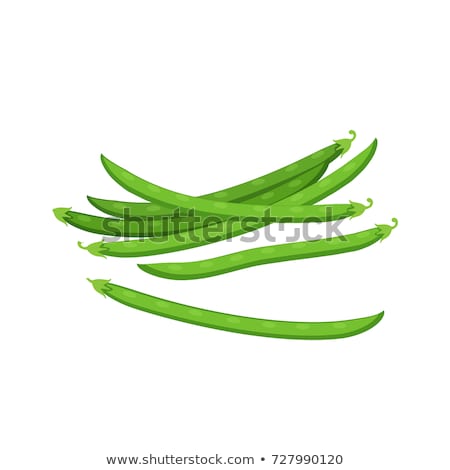 Stockfoto: Bean Pods And Green Beans