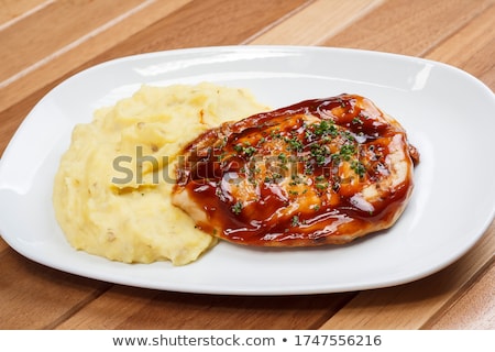 Stock fotó: Chicken And Mashed Potato