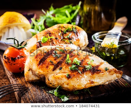 Stok fotoğraf: Grilled Chicken Breast