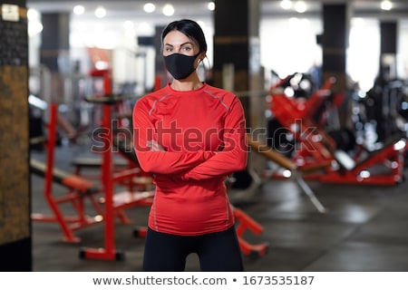 Zdjęcia stock: Girl Posing In The Sportswear