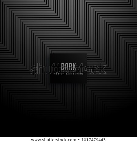 Stock fotó: Zigzag Diagonal Lines Pattern Black Dark Background
