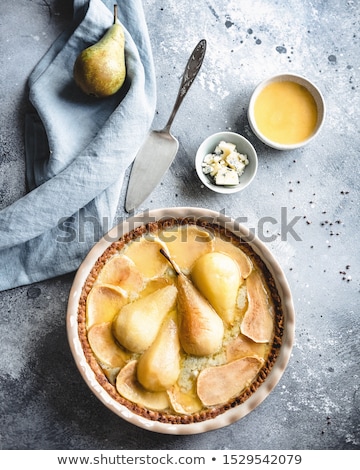 Stockfoto: Fresh Pear Pie