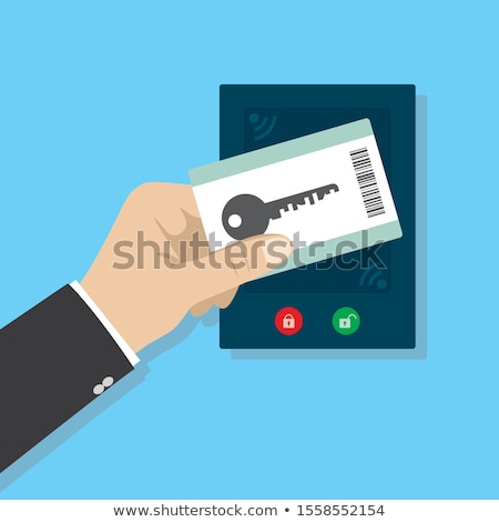 Security Access Card Vector Illustration ストックフォト © naum