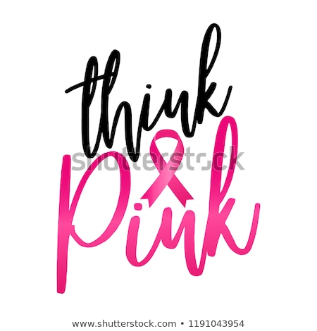 Stockfoto: Breast Cancer Awareness Diverse Women Hand Card