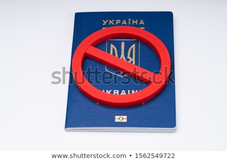 Stock fotó: No Sign On Ukraine Passport On Desk