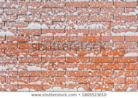 [[stock_photo]]: Brick Wall And Snow