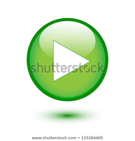 Сток-фото: Play Green Button