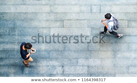 Foto stock: A Group Of Young People On Moving Day