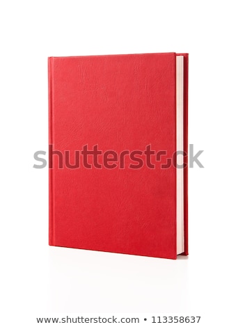 Zdjęcia stock: New Red Hardcover Book With Blank Cover