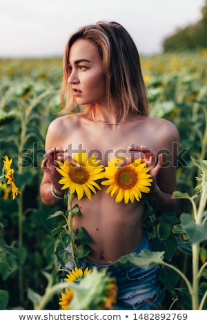 Foto stock: Topless Girl