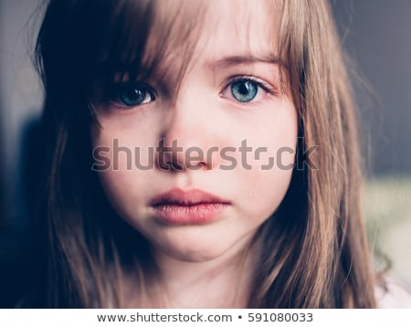 Foto stock: Young Sad Girl Portrait