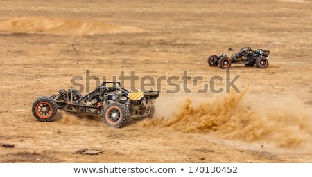 Stockfoto: Rc Buggy In The Desert