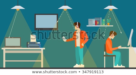 Foto stock: Li Fi Technology Vector