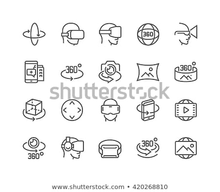 Сток-фото: Set Icons Of Virtual Reality