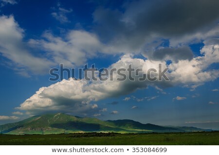 Stock fotó: Dramatic Clouds Skyscape With Organic Cumulus