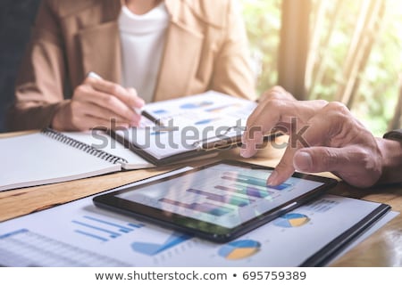 Foto stock: Co Working Conference Business Team Meeting Present Investor C