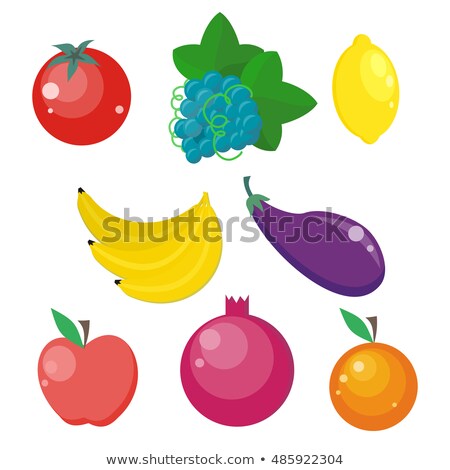 Foto stock: Assortment Of Tasty Juicy Exotic Fruit On White Background Sliced Mango Rambutan Mini Pineapple