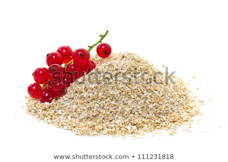 Oat Bran With Red Currants Foto stock © g215