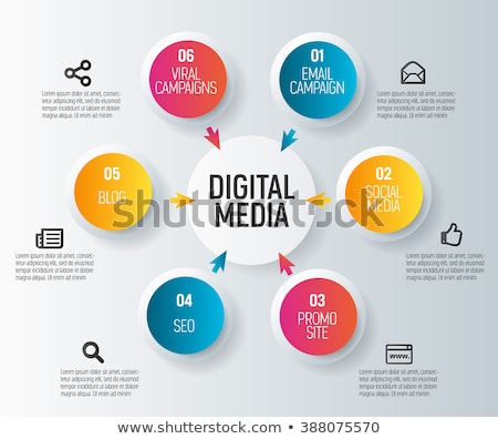 Stok fotoğraf: Template For Placement Of Media Content