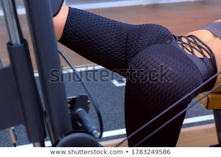 Stok fotoğraf: Closeup Portrait Of A Sporty Female Buttocks