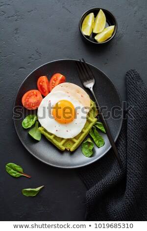 Stock photo: White And Black Colored Eggs On A White Background With Copy Space Concept Of Changing Life Flat L