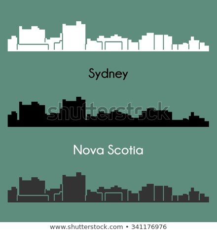 ストックフォト: Panorama Of Sydney Canada