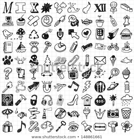 Foto stock: Mixed Electronics Icon Set