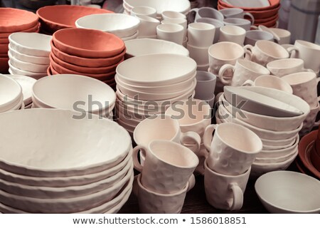 Stock fotó: Rustic Handmade Pot