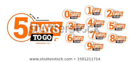 Foto stock: Countdown Five